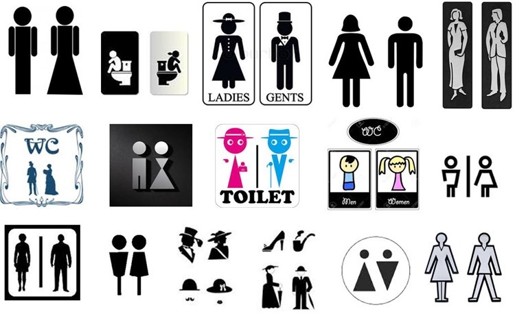 Pictogramme transportieren Gender Stereotype