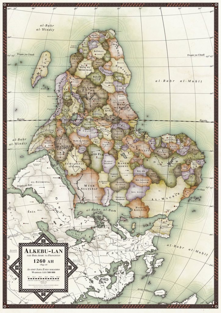 Wie sähe Afrika aus, wenn es nicht kolonialisiert wäre? Eine Projektion von Nikolaj Jesper Cyon.